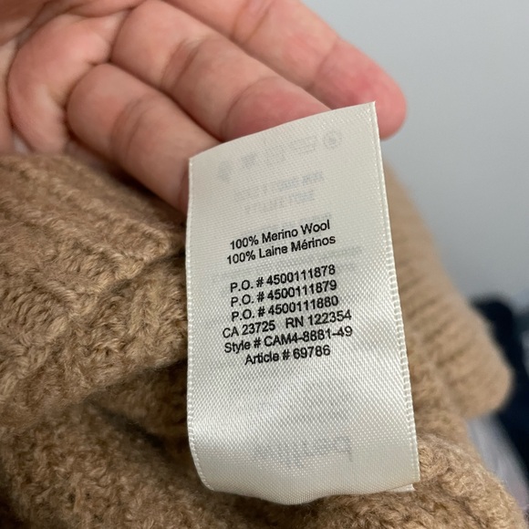 Wilfred Tan Ribbed Sweater - Picture 8 of 8